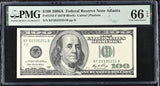 United States 100 Dollars USA 2006A P 528 F Atlanta Gem UNC PMG 66 EPQ