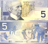 Canada 5 Dollars 2001/2001 Sign Knight & Dodge P 101a UNC