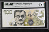 Czech Republic 100 Korun 2022 Commemorative P 30 a Superb Gem UNC PMG 68 EPQ