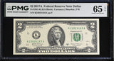 United States 2 Dollars Usa 2017A P 545 K Dallas Gem UNC PMG 65 EPQ