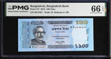 Bangladesh 100 Taka 2016 P 57 f Gem UNC PMG 66 EPQ , WTM. Rahman