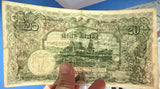 THAILAND 20 BAHT 1935 P 25 TDLR Phra Samut Chedi King RAMA XII VF/XF