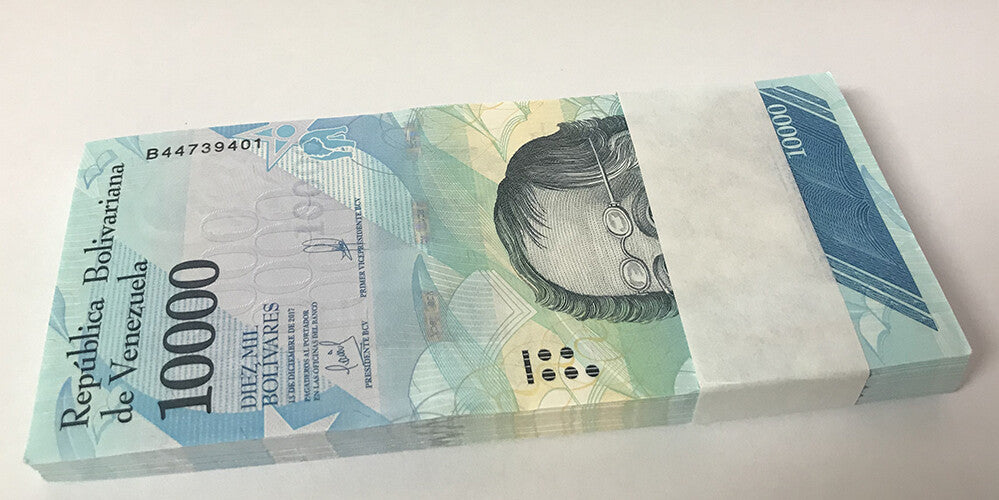 Venezuela 10000 Bolivares 2017 P 98 UNC LOT 100 PCS 1 BUNDLE