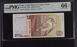 Cape Verde 1000 Escudos 2002 P 65 b Gem UNC PMG 66 EPQ