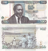 Kenya 200 Shillings 2010 P 49 UNC