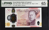 GREAT BRITAIN 50 Pounds 2023 ND 2024 P 401 a Gem UNC PMG 65 EPQ