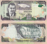 Jamaica 100 Dollars 2016 P 95 c UNC