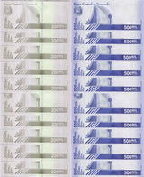 Venezuela Set 2 X 10 = 20 UNC 200000 500000 Bolivares 2020/2021 P 112 113