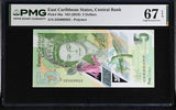 East Caribbean 5 Dollars ND 2019 P 56 a Superb Gem UNC PMG 67 EPQ , NICE 9993