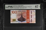 Norway 100 Kroner 2016 ND 2017 P 54 a Superb Gem UNC PMG 67 EPQ