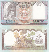 Nepal 10 Rupees ND 1990-1995 P 31 a UNC