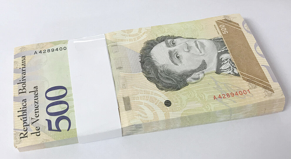 Venezuela 500 Bolivares 2018 P 108 UNC LOT 100 Pcs 1 Bundle
