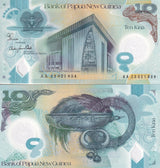 Papua New Guinea 10 KINA 2023 P 52 Polymer UNC