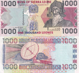 Sierra Leone 1000 Leones 2003 P 24 b UNC, Bai Bureh, Satellite dish