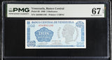 Venezuela 2 Bolívar 1989 P 69 Superb Gem UNC PMG 67 EPQ