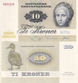 Denmark 10 Kroner 1977 P 48 g UNC