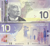Canada 10 Dollars 2005/2004 P 102Aa Sign Jenkins & Dodge UNC