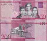 Dominican Republic 200 Pesos 2022 P 191 UNC