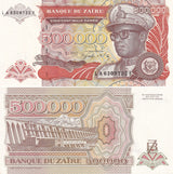 Zaire 500000 Zaire 1992 P 43 a UNC