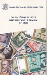 Peru SET 11 UNC 10-50000-1000000 Intis in official folder 1987-1990 Folder