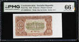 Czechoslovakia 10 Korun 1953 P 83 a Gem UNC PMG 66 EPQ