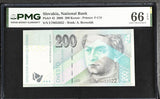 Slovakia 200 Korun 2006 P 45 Gem UNC PMG 66 EPQ