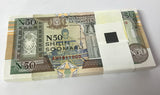 Somalia 50 Shilling 1991 P R2 UNC Lot 25 PCS 1/4 Bundle