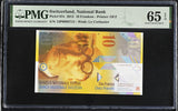 Switzerland 10 Franken 2013 P 67 e Gem UNC PMG 65 EPQ
