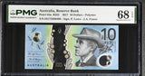 Australia 10 Dollars 2017 P 63 a Polymer Superb Gem UNC PMG 68 EPQ