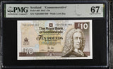 Scotland 10 Pound 2012 P 368 Commemorative Superb Gem UNC PMG 67 EPQ