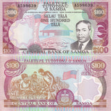 Samoa 100 Tala 1990 A PREFIX P 30 UNC
