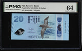 Fiji 20 Dollars ND 2026 P 127 a Choice UNC PMG 64