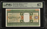 Mauritania 500 Ouguiya 2002 P 8 c 98777 Superb Gem UNC PMG 67 EPQ TOP POP