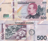 Honduras 500 Lempiras 2024 P 113 P New Date NEW Security UNC