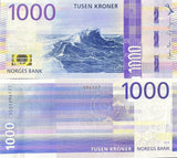 Norway 1000 Kroner 2019 P 57 UNC