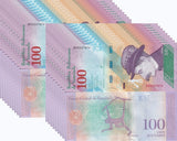 Venezuela 100 Bolivares 2018 P 106 UNC LOT 20 PCS
