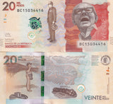 Colombia 20000 Pesos 2020 P 461 UNC