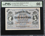 Germany 100 Mark 1911 P S952 b Gem UNC PMG 66 EPQ
