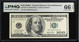 United States 100 Dollars USA 2006A P 528 E Richmond Gem UNC PMG 66 EPQ