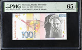 Slovenia 100 Tolarjev 2003 P 31 a Gem UNC PMG 65 EPQ