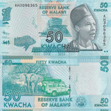 Malawi 50 Kwacha 2012 P 58 a UNC