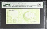 Venezuela 20000 Bolivares 2019 P 110 b Narrow Superb Gem UNC PMG 69 EPQ
