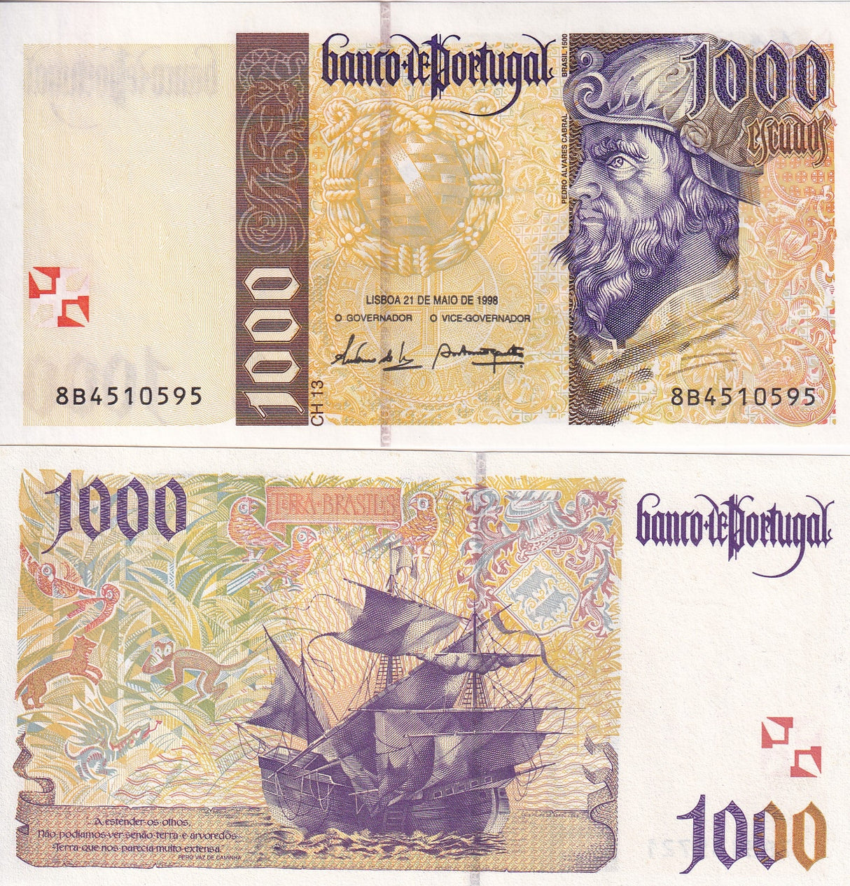 Portugal 1000 Escudos 1998 P 188 c UNC