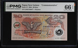 Papua New Guinea 20 Kina 2004 P 27 Commemorative Gem UNC PMG 66 EPQ