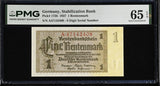 Germany 1 Rentenmark 1937 P 173 b Gem UNC PMG 65 EPQ