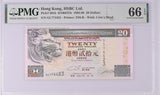 Hong Kong 20 Dollars 1996 P 201 b HSBC Gem UNC PMG 66 EPQ