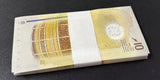 Maldives 10 Rufiyaa 2025 / 2026 Polymer P 26 W/New Symbol LOT 100 UNC 1 Bundle