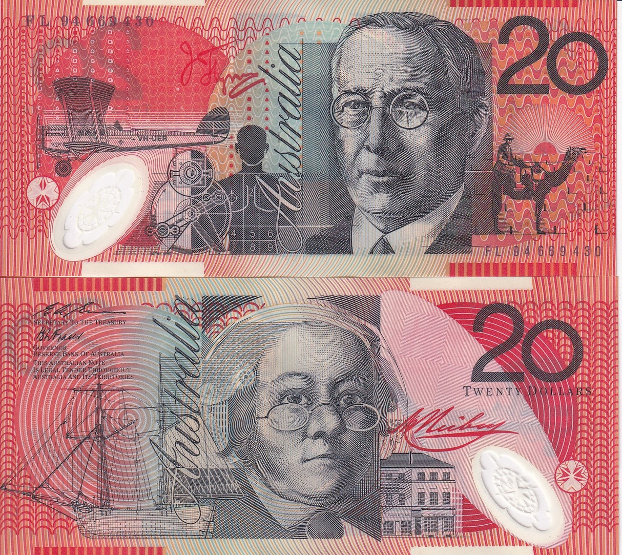 Australia 20 Dollars 1994 P 53 POLYMER UNC