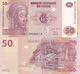 Congo 50 Francs 2020 P 97 c UNC