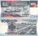 Singapore 50 Dollars ND 1994 P 36 UNC-